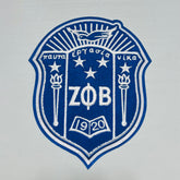 Zeta Crest Chenille Patch